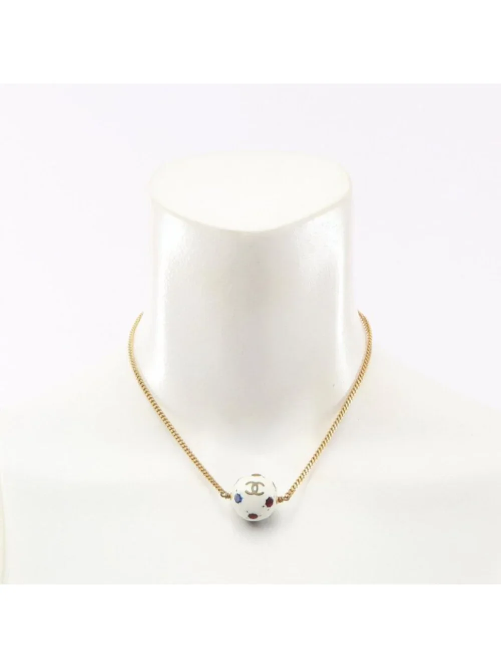 Chanel Necklace CC Logo Ball